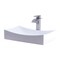 Novatto Porcelain Vessel Sink Combo with Brushed Nickel Faucet, Drain and Sealer NSFC-01141136BN - alternate 4